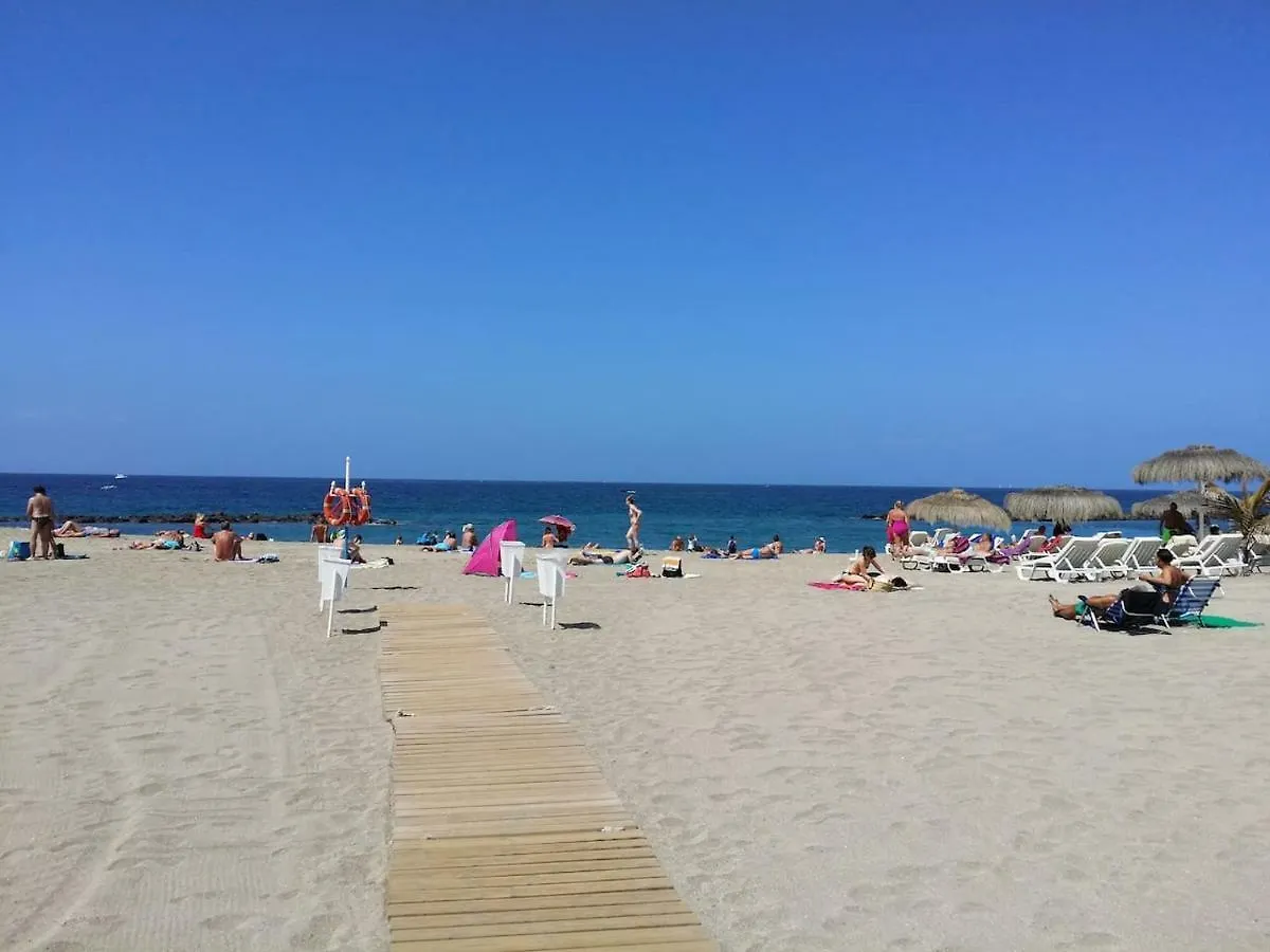 Playa Del Duque In 1St Sea Line Directly On The Beach, Heated Pool, Wifi, Balcony Daire Costa Adeje